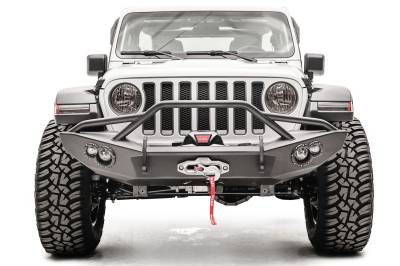 Fab Fours - Fab Fours JL18-B4652-B Lifestyle Winch Bumper