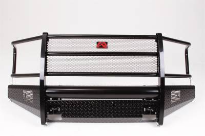 Fab Fours - Fab Fours FF15-K3250-1 Black Steel Front Bumper