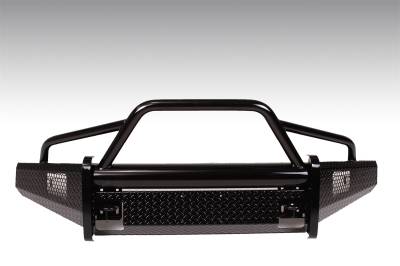 Fab Fours - Fab Fours FF15-K3252-1 Black Steel Front Bumper