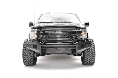 Fab Fours - Fab Fours FF18-K4562-1 Black Steel Front Bumper