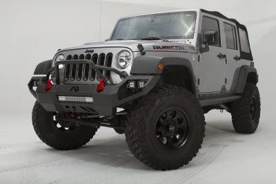 Fab Fours - Fab Fours JK07-D1852-B Vengeance Front Bumper