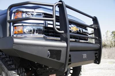 Fab Fours - Fab Fours CH14-Q3060-1 Elite Front Ranch Bumper