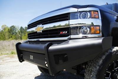 Fab Fours - Fab Fours CH14-Q3061-1 Elite Front Ranch Bumper