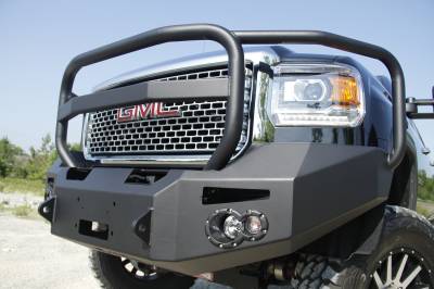 Fab Fours - Fab Fours GM14-A3150-1 Premium Heavy Duty Winch Front Bumper