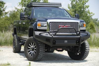 Fab Fours - Fab Fours GM14-Q3162-1 Elite Front Ranch Bumper