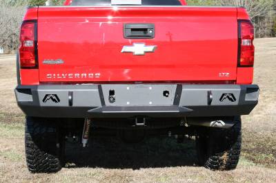 Fab Fours - Fab Fours CS07-W1850-1 Heavy Duty Rear Bumper