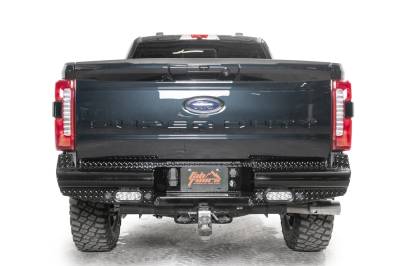 Fab Fours - Fab Fours FS23-T5950-1 Black Steel Rear Bumper