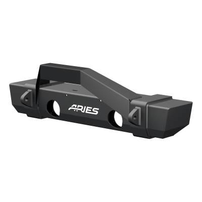 ARIES - ARIES 2186000 TrailCrusher Front Bumper w/Brush Guard