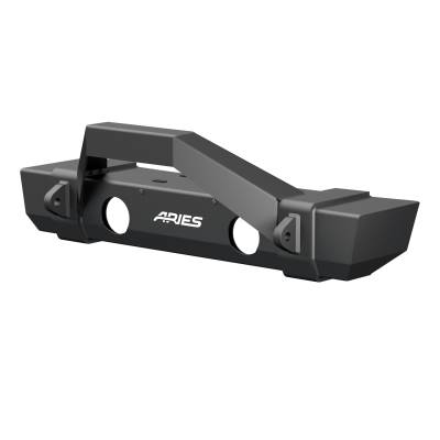 ARIES - ARIES 2186002 TrailCrusher Front Bumper w/Brush Guard