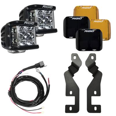 Rigid Industries - Rigid Industries 46710 A-Pillar D-SS Side Shooter Light Mount Kit