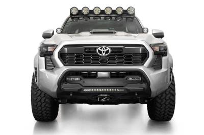 Addictive Desert Designs - Addictive Desert Designs F6703512601NA Stealth Center Mount Winch Front Bumper With Top Hoop