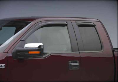 EGR - EgR Smoke Tape On Window Vent Visors Ford Expedition EL 97-10 (4-pc Set)