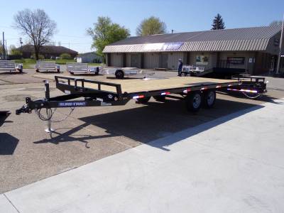 Sure-Trac Trailers - 2025 Sure-Trac 8.5x20 Low Profile Flatbed Deckover 10K - Image 2