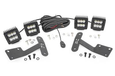 Rough Country - Rough Country 70835 LED Lower Windshield Ditch Kit - Image 1