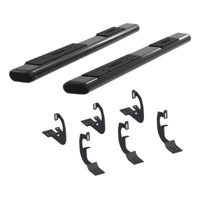 ARIES - ARIES 4445001 The Standard 6 in. Oval Nerf Bar w/Mounting Brackets - Image 2