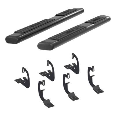 ARIES - ARIES 4445002 The Standard 6 in. Oval Nerf Bar w/Mounting Brackets - Image 2