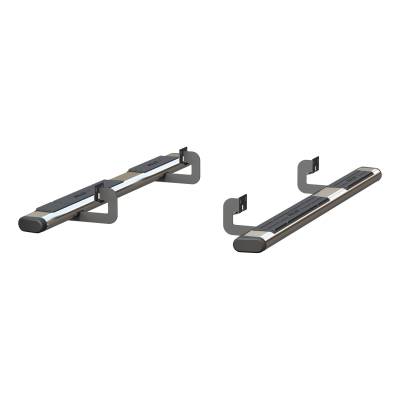 ARIES - ARIES 4444018 The Standard 6 in. Oval Nerf Bar w/Mounting Brackets - Image 2