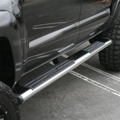 ARIES - ARIES 4444037 The Standard 6 in. Oval Nerf Bar w/Mounting Brackets - Image 4