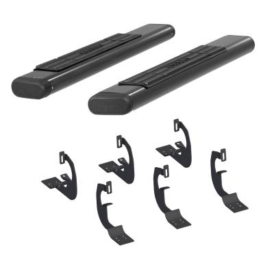 ARIES - ARIES 4445024 The Standard 6 in. Oval Nerf Bar w/Mounting Brackets - Image 2