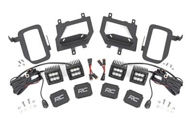 Rough Country - Rough Country 70833 Black Series LED Fog Light Kit - Image 1