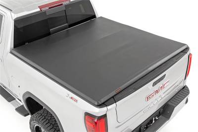Rough Country - Rough Country 41308550 Soft Tri-Fold Tonneau Bed Cover - Image 2