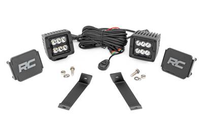 Rough Country 70078 LED Lower Windshield Ditch Kit