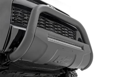 Rough Country - Rough Country B-T4081 Black Bull Bar w/ Integrated Black Series 20-inch LED Light Bar - Image 3