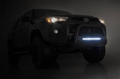 Rough Country - Rough Country B-T4081 Black Bull Bar w/ Integrated Black Series 20-inch LED Light Bar - Image 4
