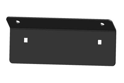 Fab Fours - Fab Fours M2351-1 Vengeance Front License Plate Bracket - Image 1