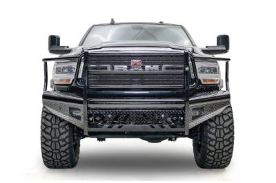 Fab Fours DR19-S4460-1 Black Steel Front Bumper