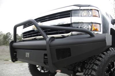 Fab Fours - Fab Fours CH14-Q3062-1 Elite Front Ranch Bumper - Image 2