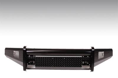Fab Fours - Fab Fours FF15-K3251-1 Black Steel Front Ranch Bumper - Image 1