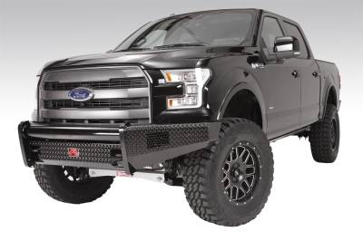 Fab Fours - Fab Fours FF15-K3251-1 Black Steel Front Ranch Bumper - Image 2