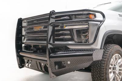 Fab Fours - Fab Fours CH20-S4960-1 Black Steel Front Ranch Bumper - Image 4