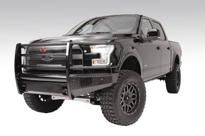 Fab Fours - Fab Fours FF09-K1960-1 Black Steel Front Ranch Bumper - Image 1