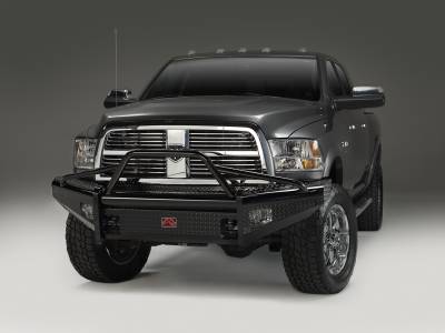 Fab Fours DR06-S1162-1 Black Steel Front Ranch Bumper