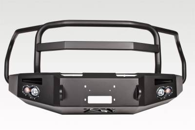 Fab Fours FF15-H3250-1 Premium Heavy Duty Winch Front Bumper
