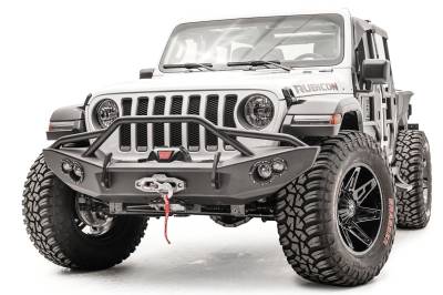 Fab Fours - Fab Fours JL18-B4652-B Lifestyle Winch Bumper - Image 2