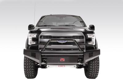 Fab Fours - Fab Fours FF09-K1962-1 Black Steel Front Ranch Bumper - Image 2