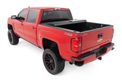 Rough Country - Rough Country 49119551 Hard Tri-Fold Tonneau Bed Cover - Image 4
