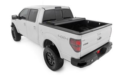 Rough Country - Rough Country 49214550 Hard Tri-Fold Tonneau Bed Cover - Image 5