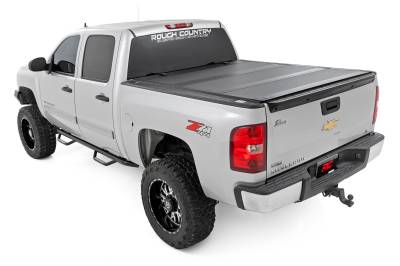 Rough Country - Rough Country 49113551 Hard Tri-Fold Tonneau Bed Cover - Image 4