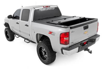 Rough Country - Rough Country 49113551 Hard Tri-Fold Tonneau Bed Cover - Image 5