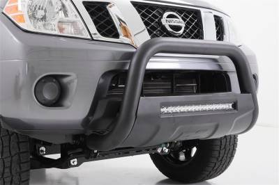 Rough Country - Rough Country B-N4150 Black Bull Bar w/ Integrated Black Series 20-inch LED Light Bar - Image 4