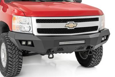 Rough Country - Rough Country 10769 Heavy Duty Front LED Bumper - Image 1