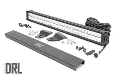 Rough Country - Rough Country 70788 Hidden Bumper Chrome Series LED Light Bar Kit - Image 1