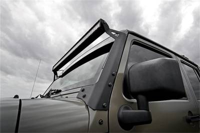 Rough Country - Rough Country 70504BL LED Light Bar Windshield Mounting Brackets - Image 3