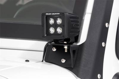 Rough Country - Rough Country 70044 LED Windshield Light Mounts - Image 2