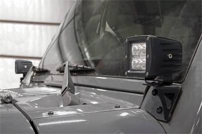 Rough Country - Rough Country 70044 LED Windshield Light Mounts - Image 3