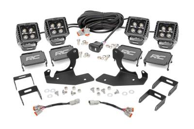 Rough Country - Rough Country 70762DRLA LED Fog Light Kit - Image 1